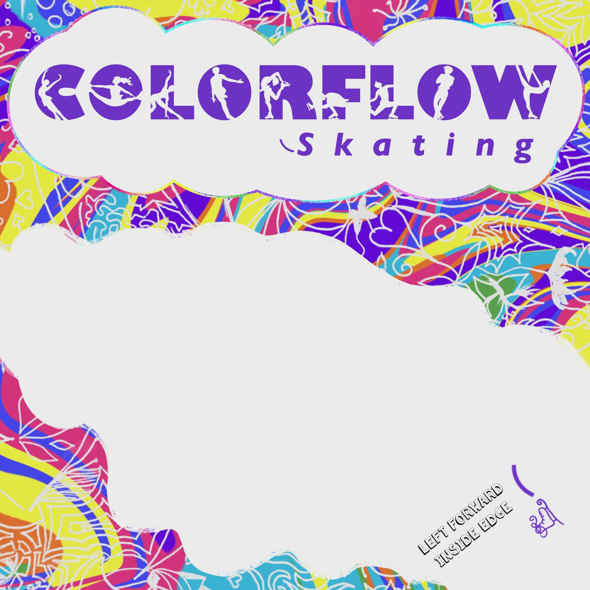 Load video: ColorFlow Skating Logo Edge Pattern