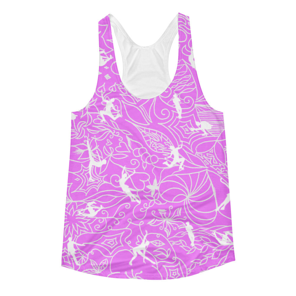 Skater Silhouette Racerback Tank (Adult)